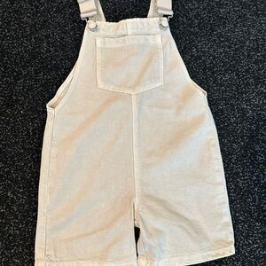 Kids Beige Overalls